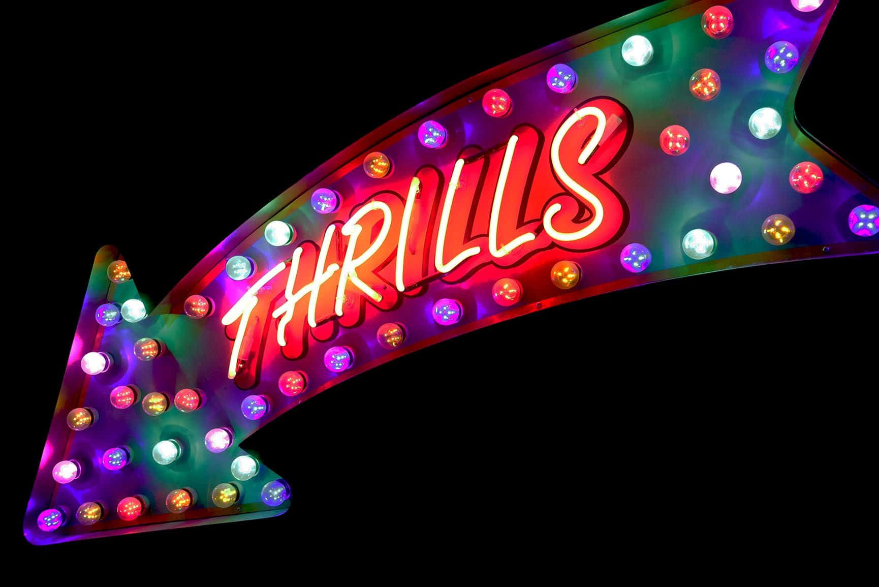 Neon Colors Signage Wallpaper