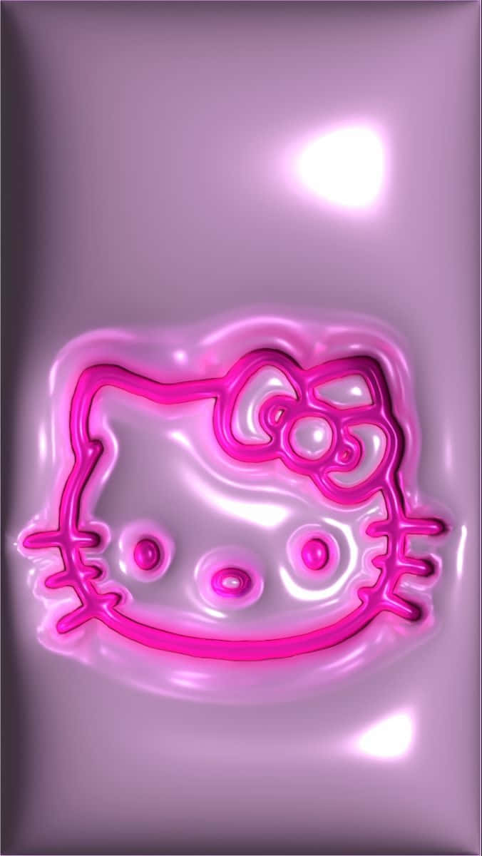 Neon Hello Kitty Sign Wallpaper