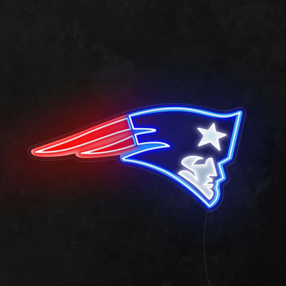 Neon Patriots Logo Wallpaper Wallpaper