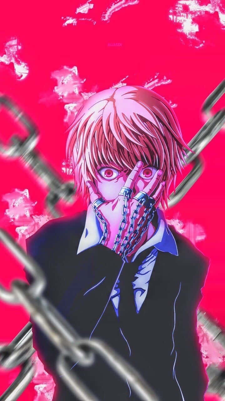 Neon Pink Kurapika Hxh Pfp Wallpaper