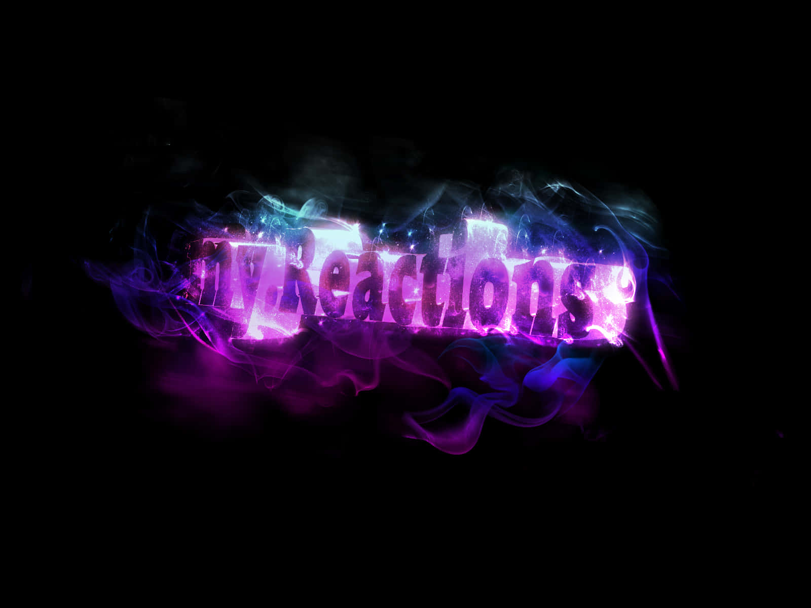 Neon Reactions Smoke Effect Wallpaper