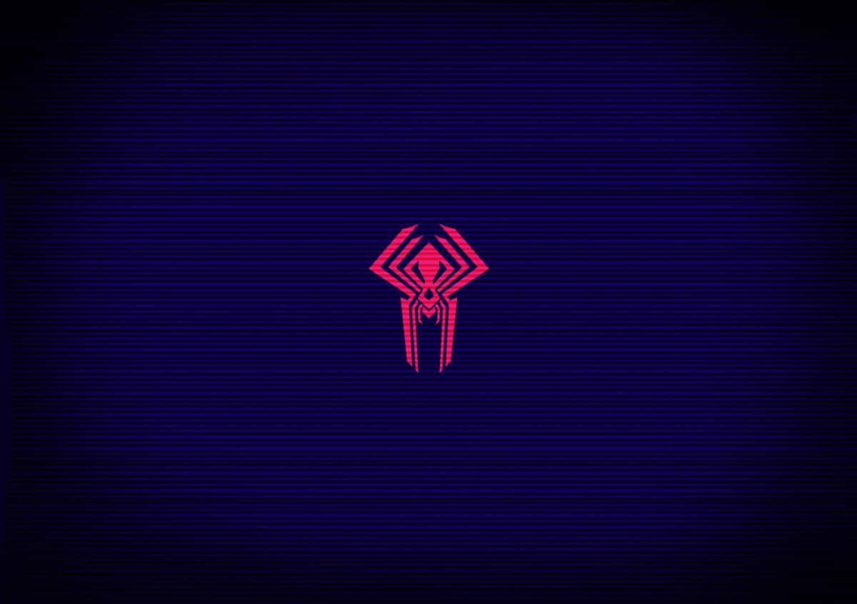 Neon Spider Symbol Wallpaper Wallpaper