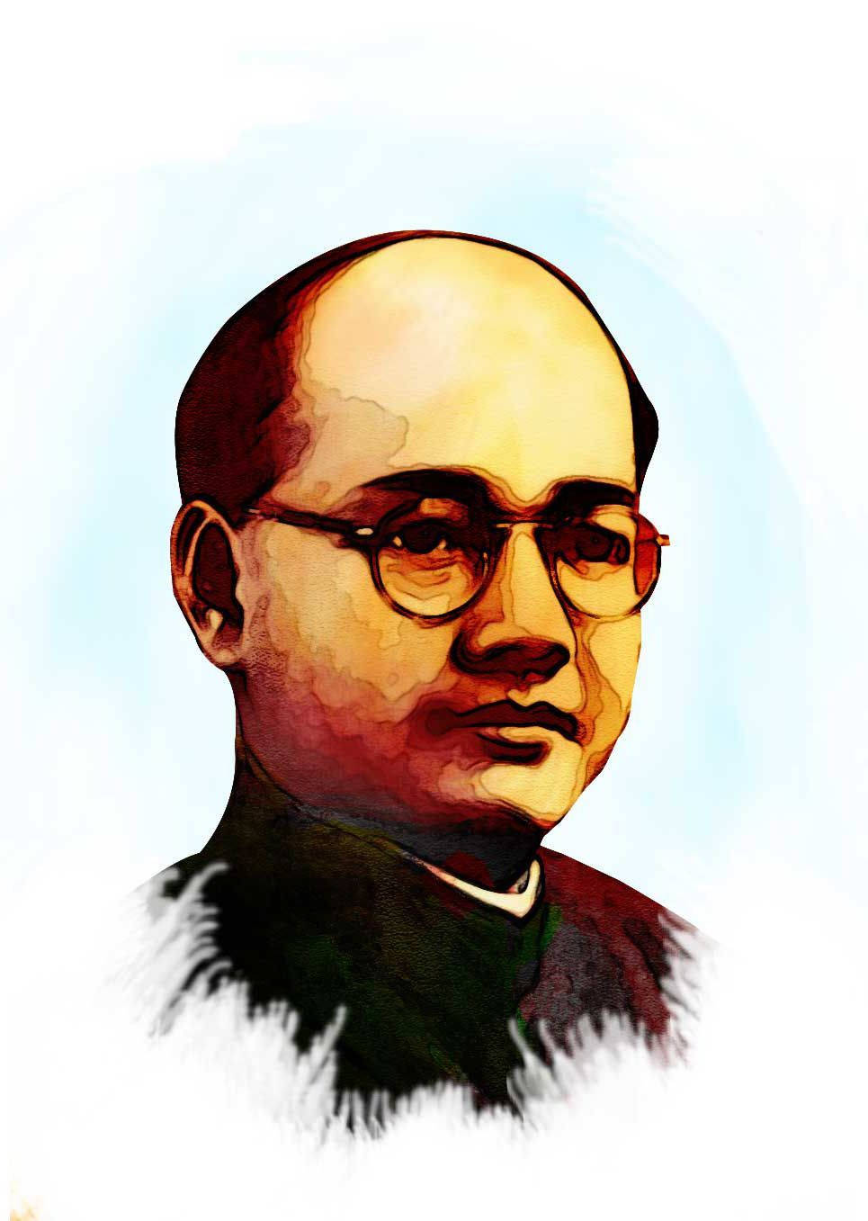 Netaji Bose Art Wallpaper