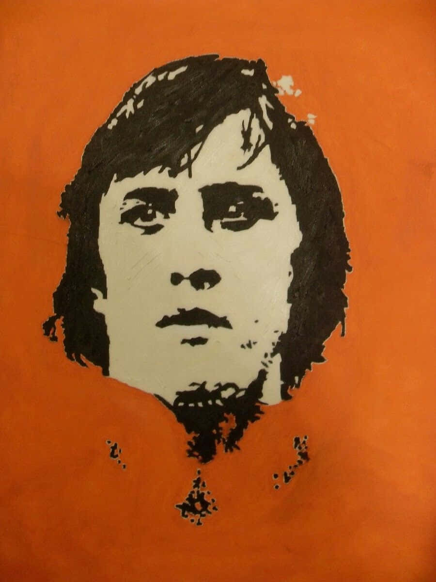 Netherlands Football Player Johan Cruyff Pop Art Wallpaper