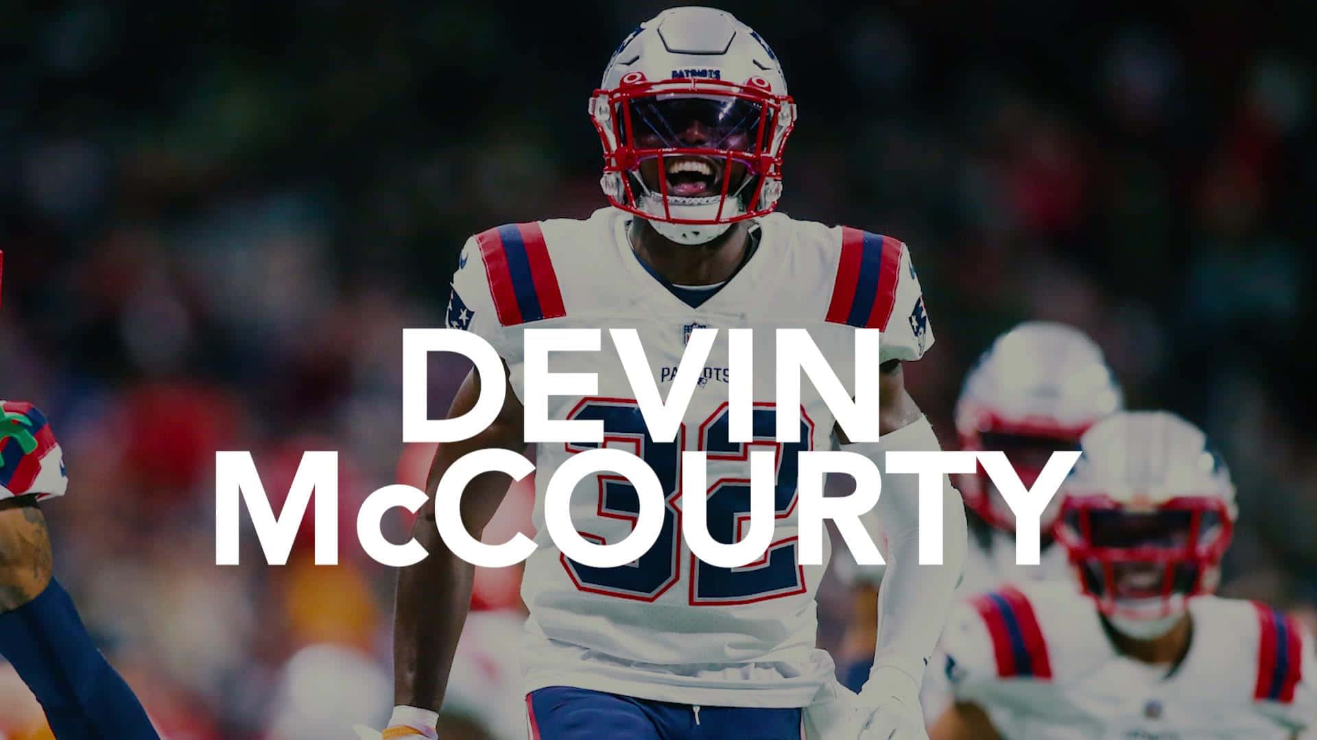 New England Patriots' Devin Mccourty In Action Wallpaper