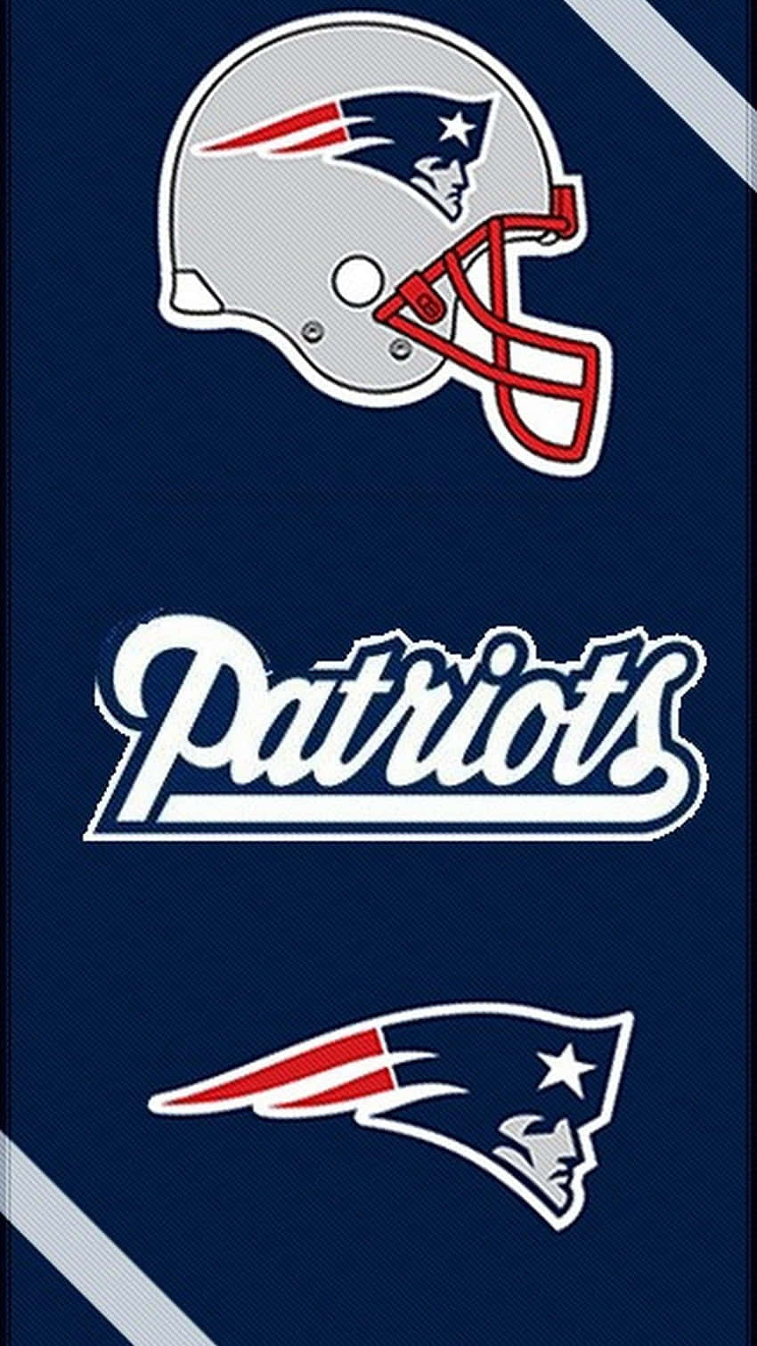 New_ England_ Patriots_ Logo_and_ Helmet Wallpaper