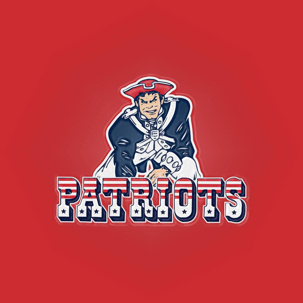 New England Patriots Logo In Red Wallpaper