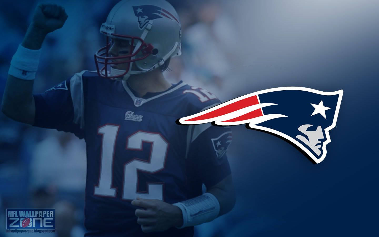 New England Patriots Number 12 Player Wallpaper