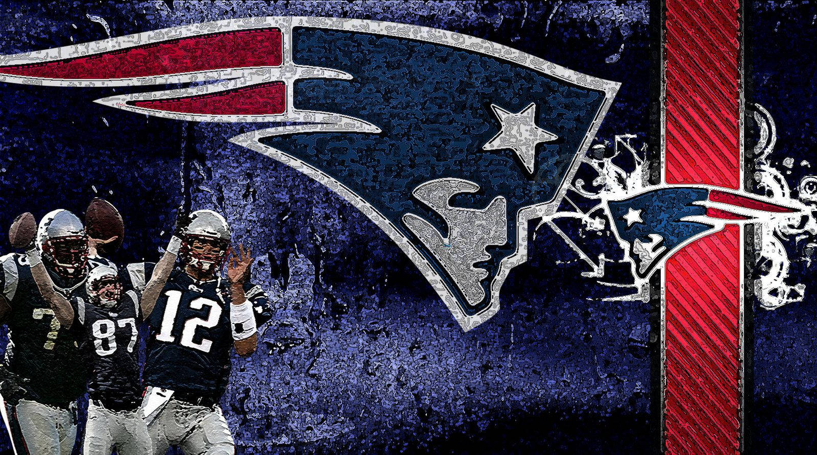 New England Patriots Trio Players Wallpaper