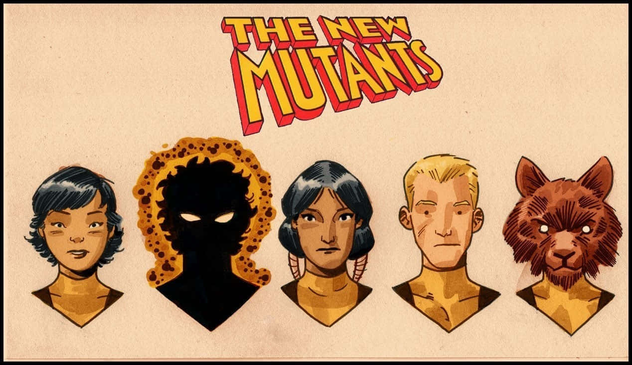 New Mutants Team In Action Wallpaper