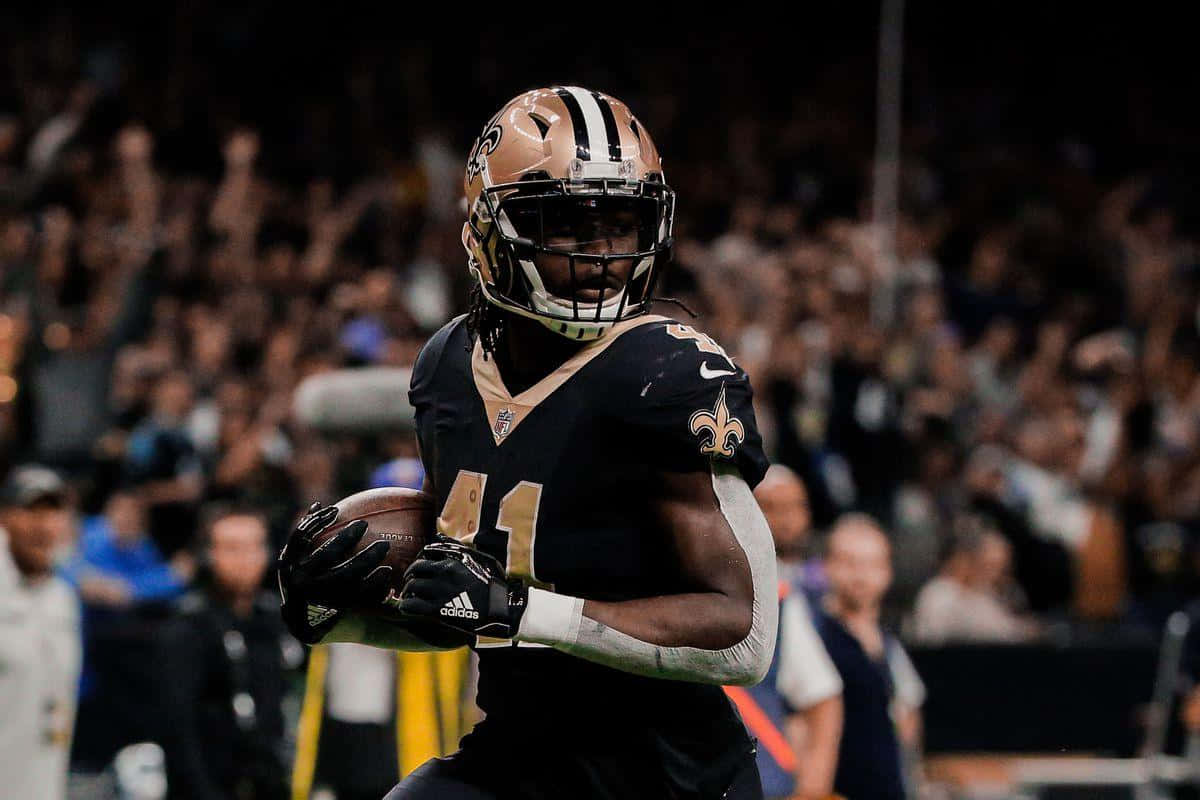 New Orleans Saints Running Back Alvin Kamara Wallpaper