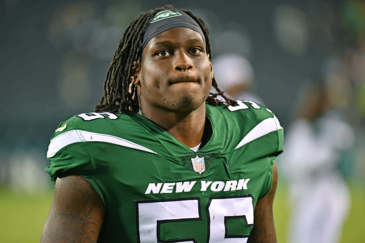 New York Jets Linebacker Quincy Williams Wallpaper