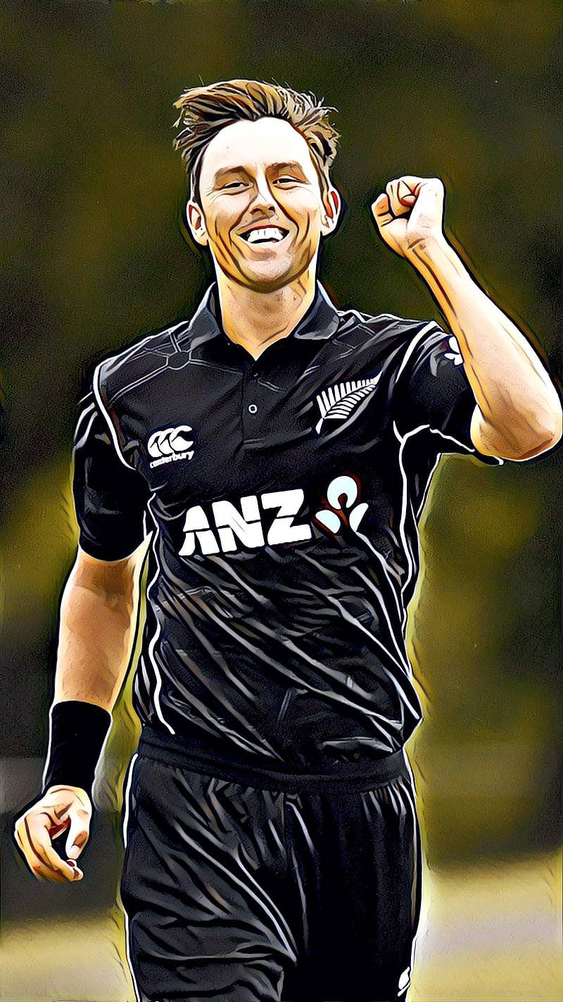 New Zealand Cricket Bowler Trent Boult Wallpaper