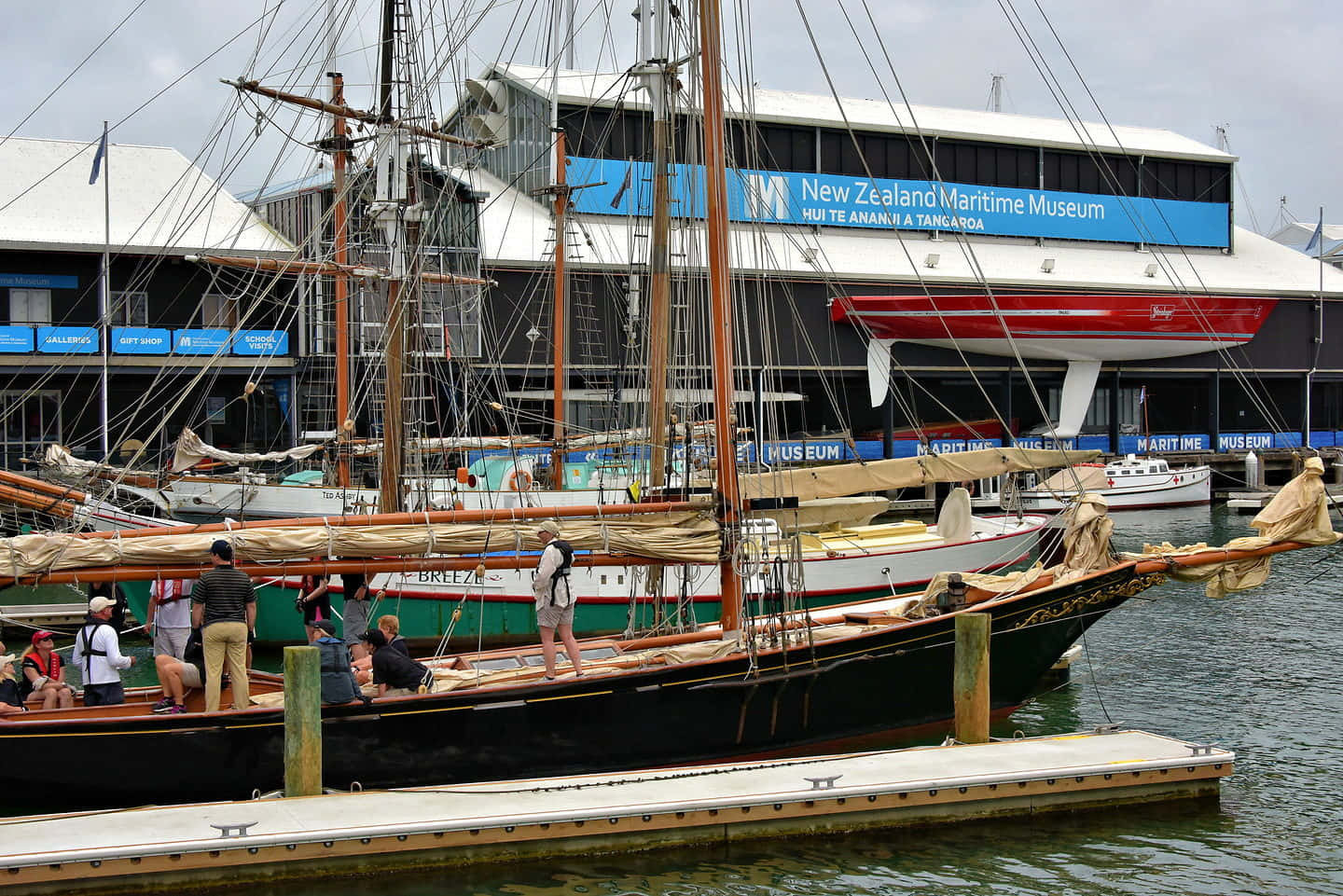 New Zealand Maritime Museum Exterior Wallpaper