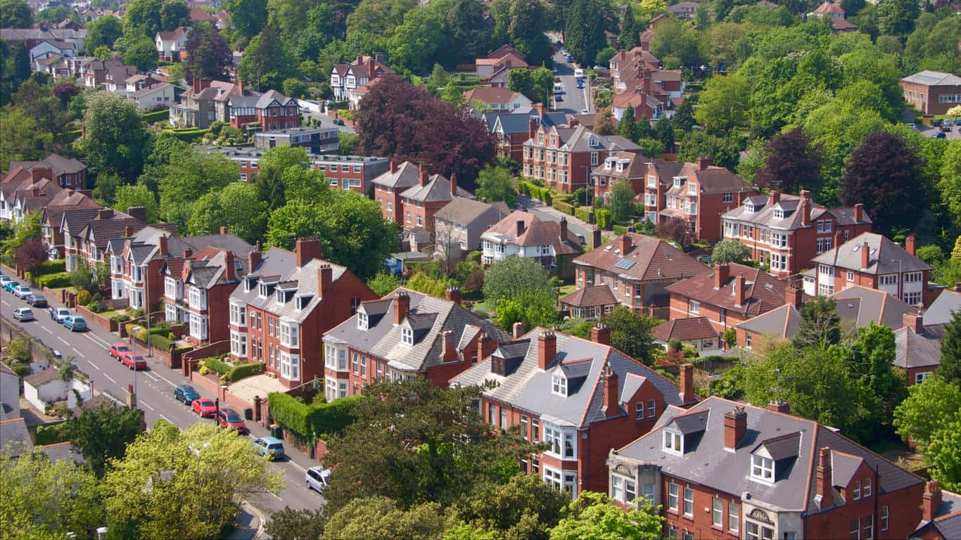 Newport Residential Area Aerial View Wallpaper