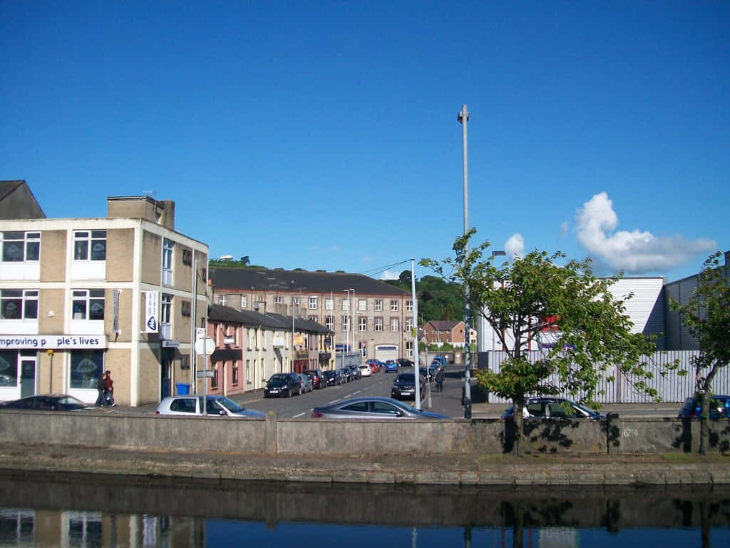 Newry Riverfront Scenery Wallpaper