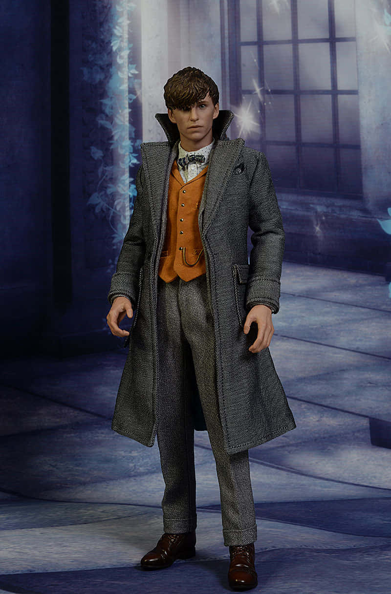 Newt Scamander Figure Standing Wallpaper