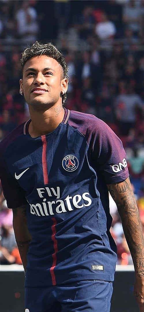 Neymar In Action Wallpaper