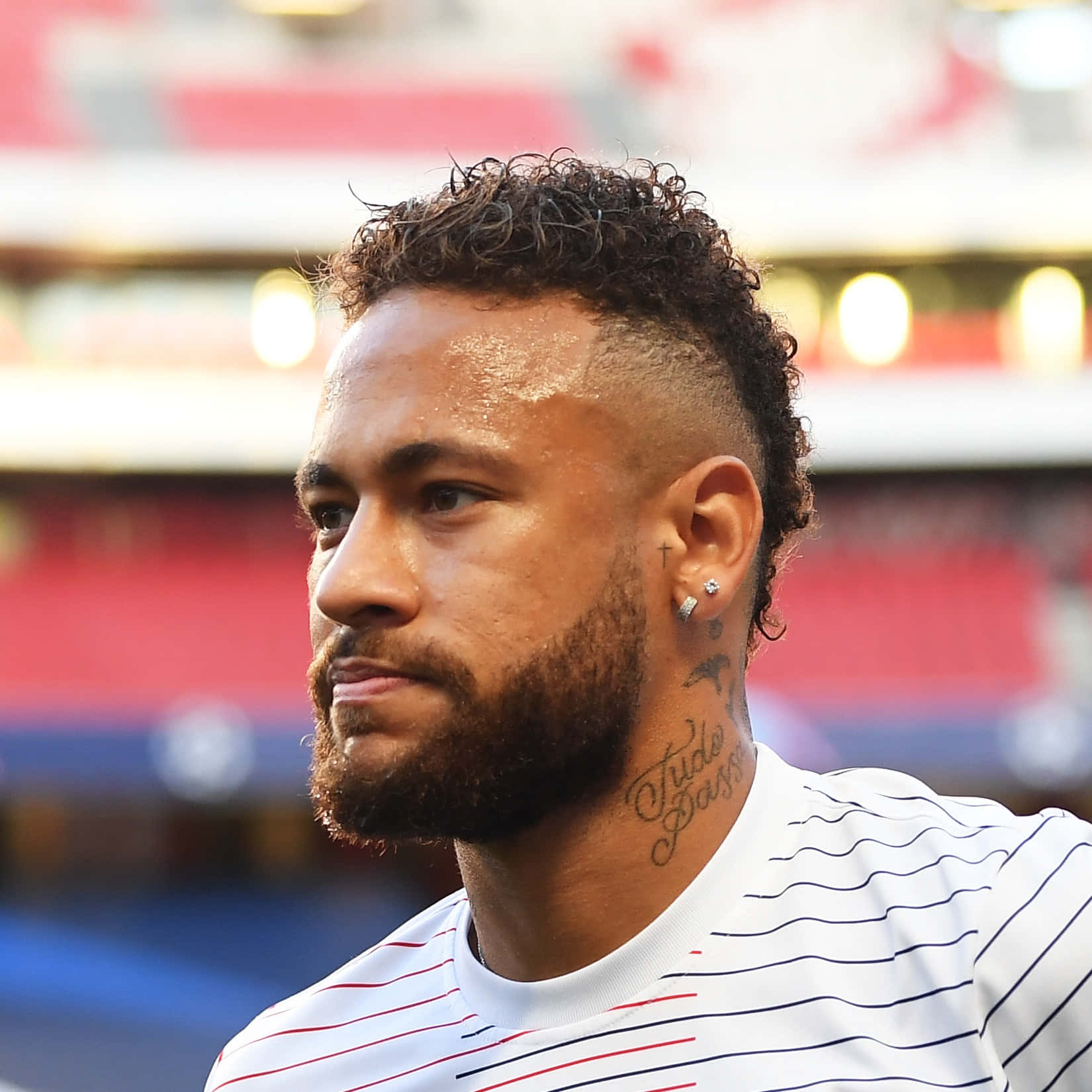 Neymar Profilewith Beard Wallpaper