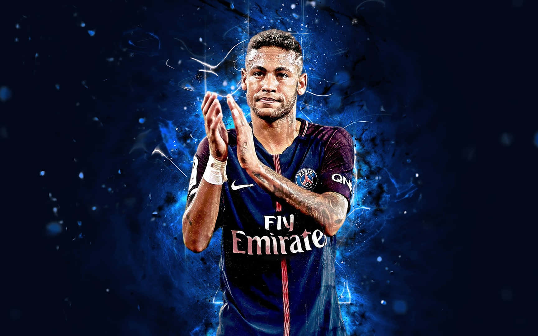 Neymar Ultra Hd Football Clapping Hands Wallpaper