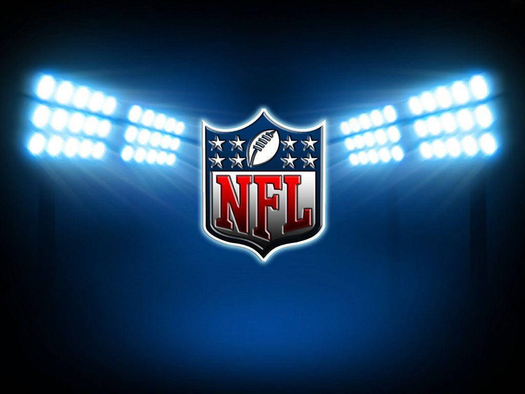 Nfl Logo On Spotlights Wallpaper