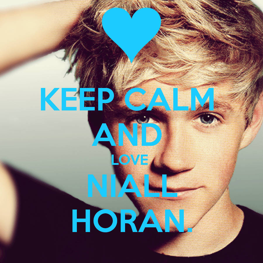 Niall Horan Keep Calm Wallpaper