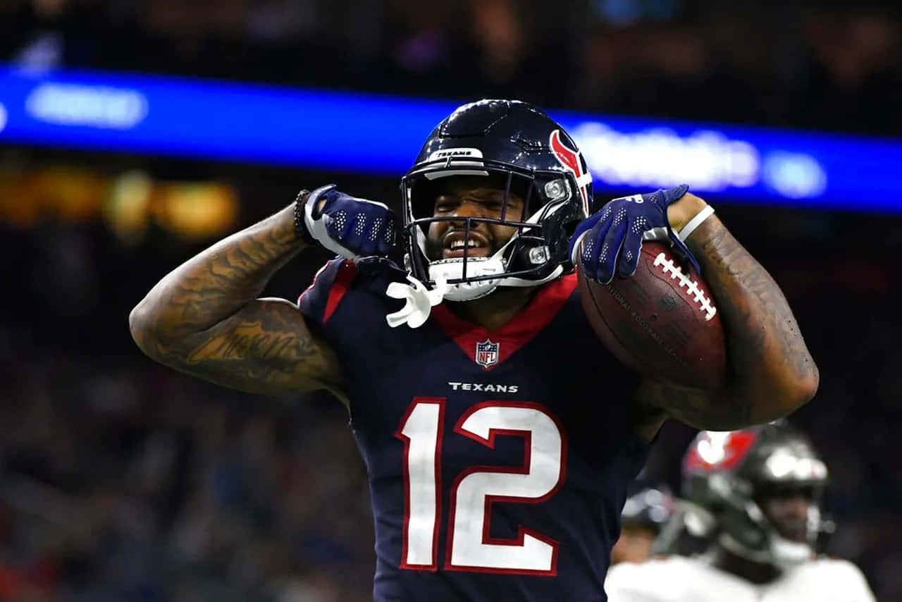 Nico Collins Texans Celebration Wallpaper