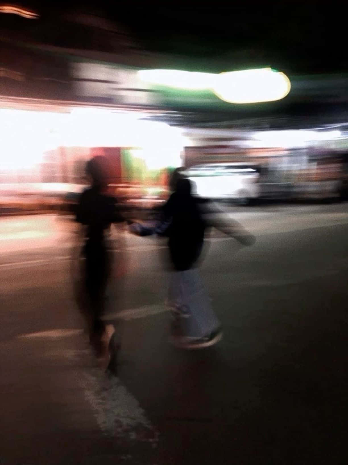 Nighttime Blur Urban Movement.jpg Wallpaper