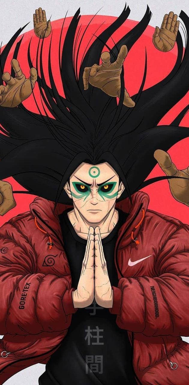 Nike Jacket Hashirama Phone Wallpaper