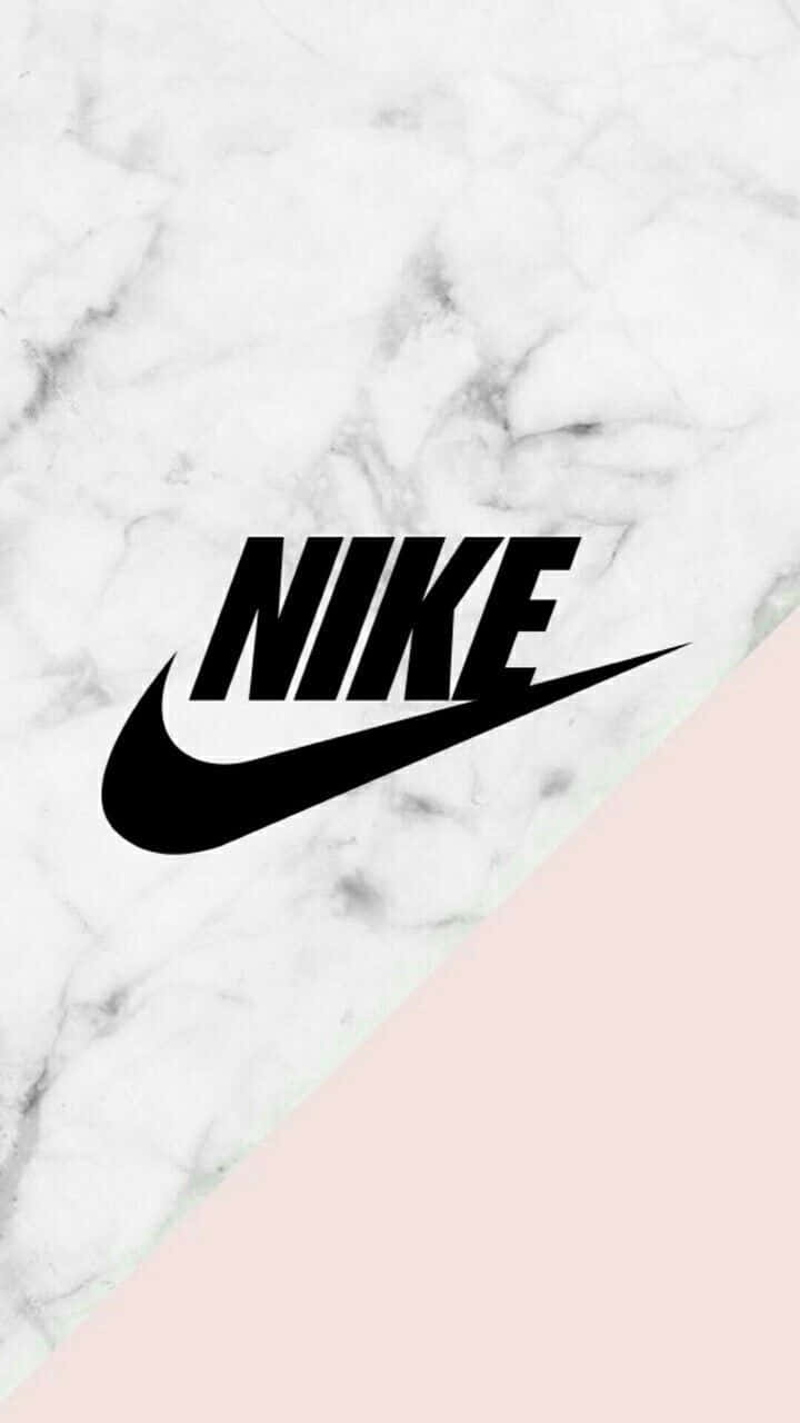 Nike Logo Marble Pink Aesthetic Wallpaper.jpg Wallpaper