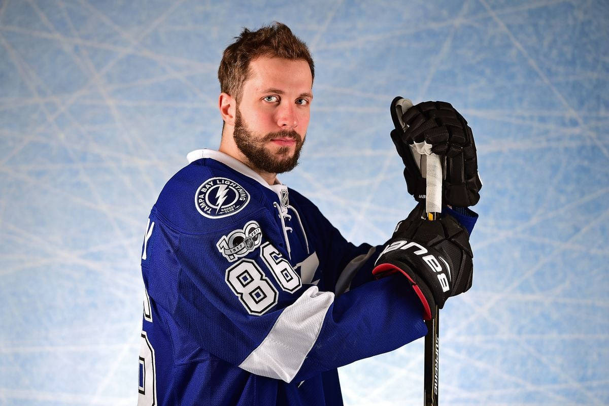 Nikita Kucherov - The Prolific Russian Ice Hockey Star Wallpaper