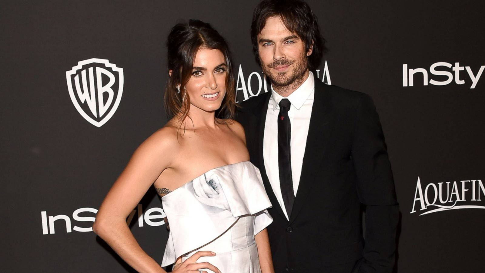 Nikki Reed And Ian Somerhalder Warner Bros Wallpaper