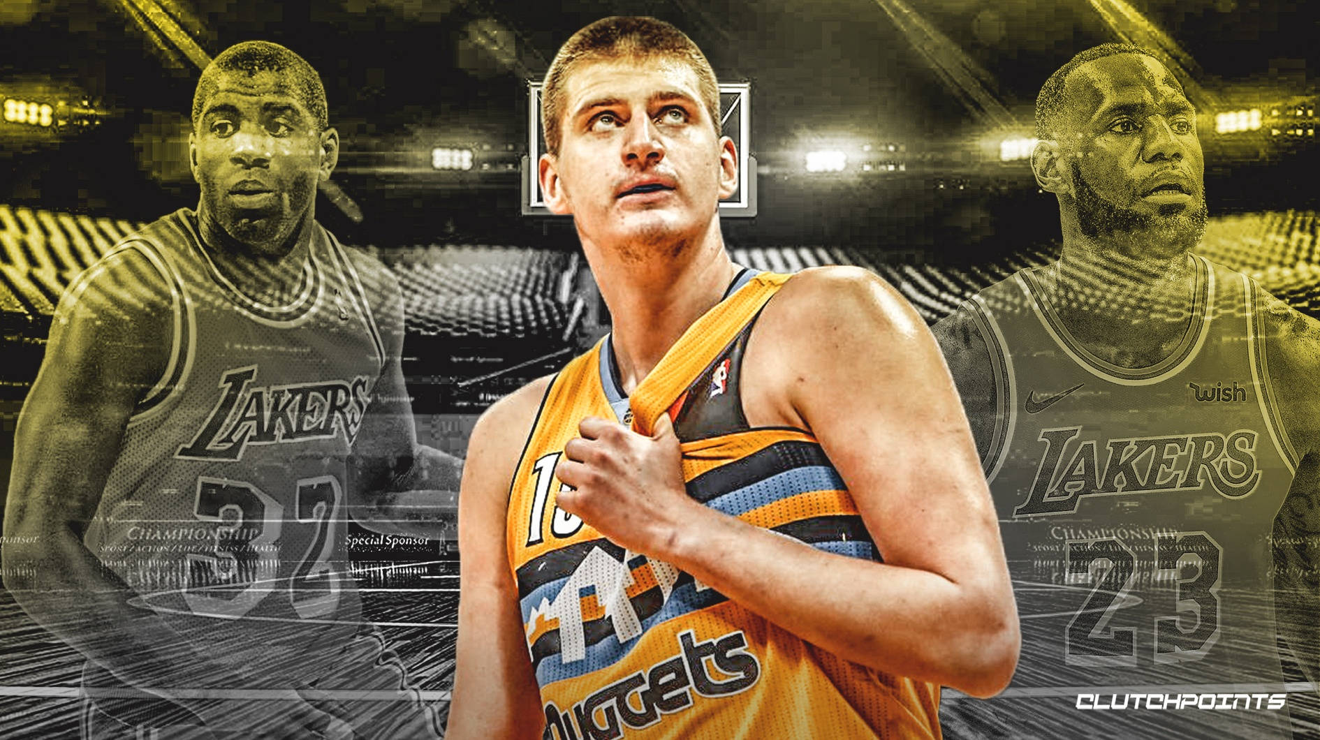 Nikola Jokic Nuggets Vs. Lakers Wallpaper