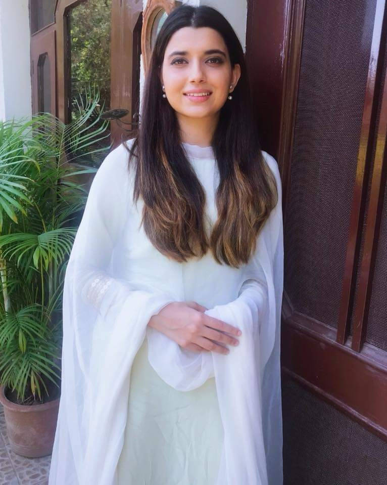 Nimrat Khaira White Dress Wallpaper