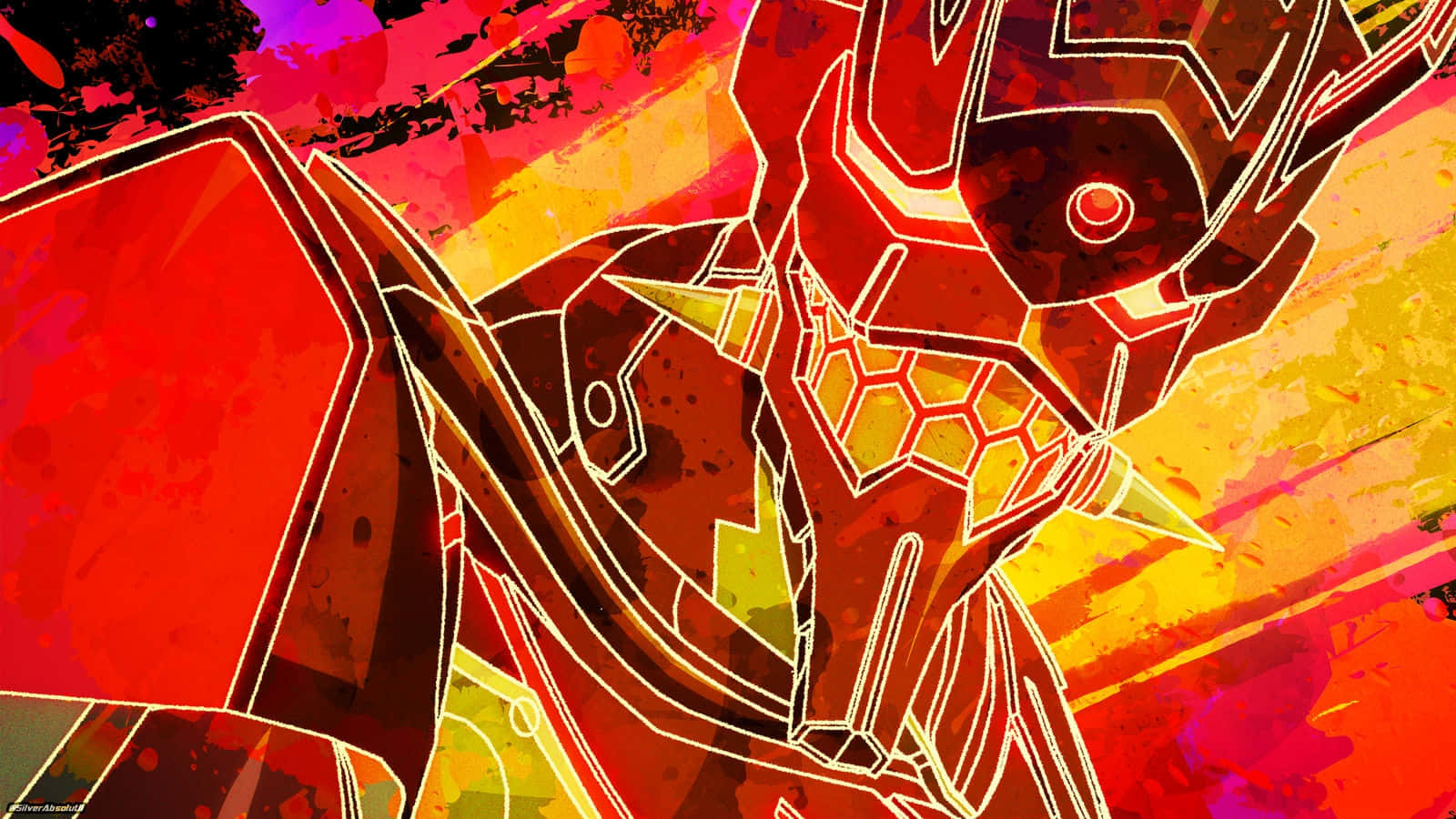 Ninja Kamui Abstract Art Wallpaper