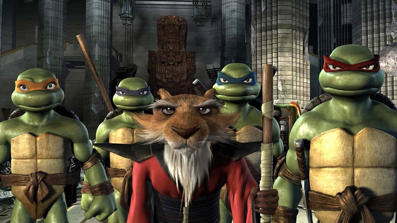 Ninja Turtle With Master Splinter Wallpaper