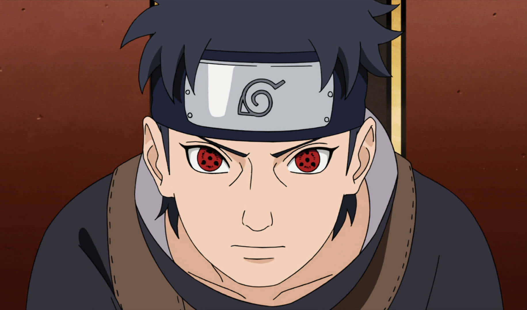 Ninjawith Red Sharingan Eyes Wallpaper