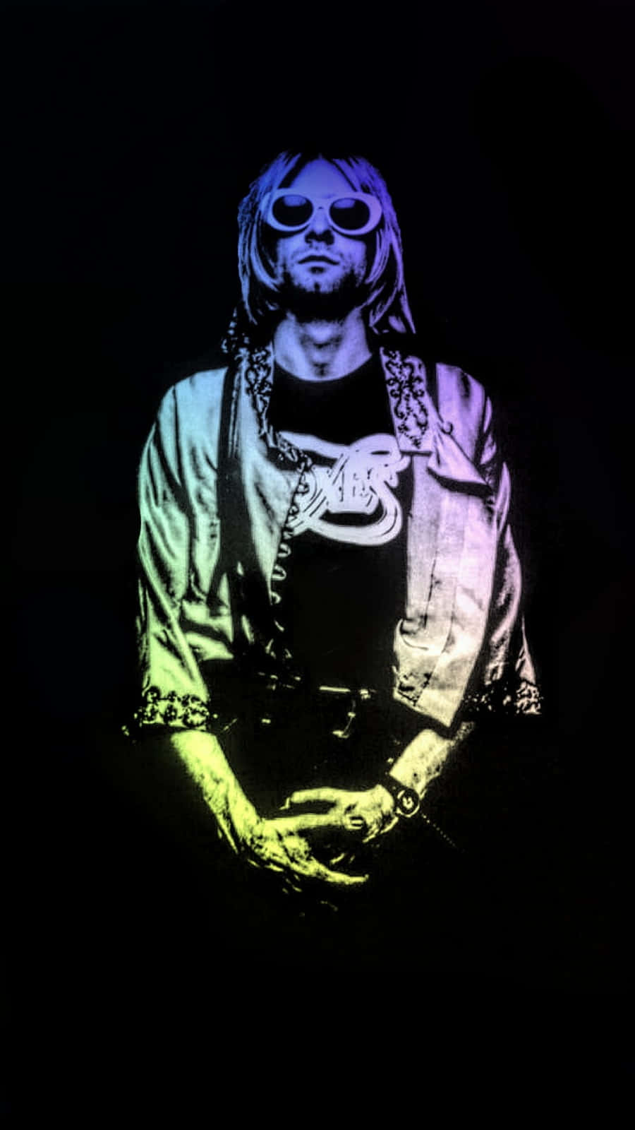 Nirvana Rainbow 90s Grunge Aesthetic Wallpaper