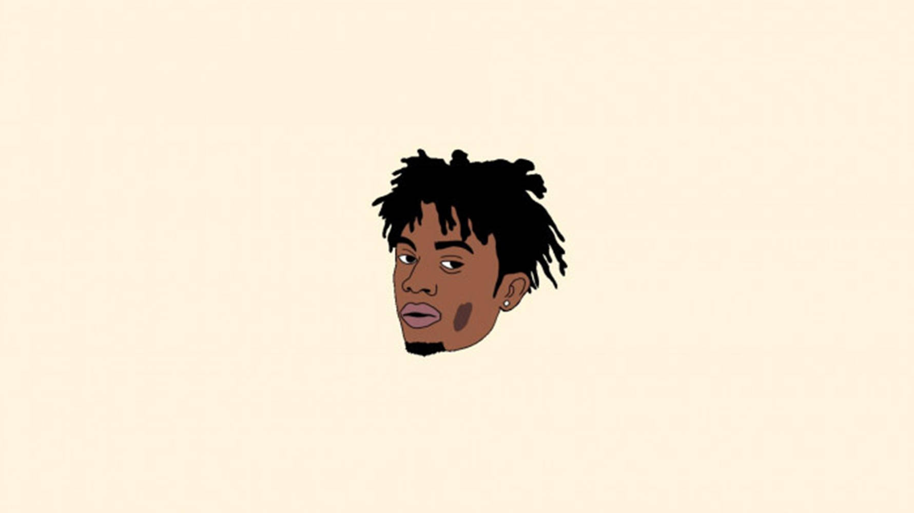 Nle Choppa Cartoon Iphone Screen Wallpaper