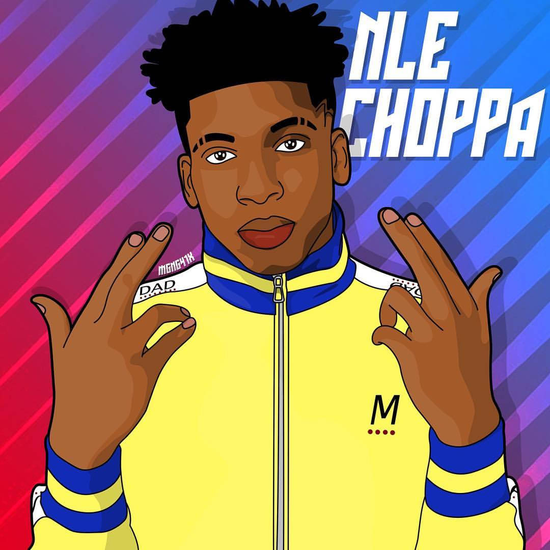 Nle Choppa Spreads Message Of Hope And Inspiration Wallpaper