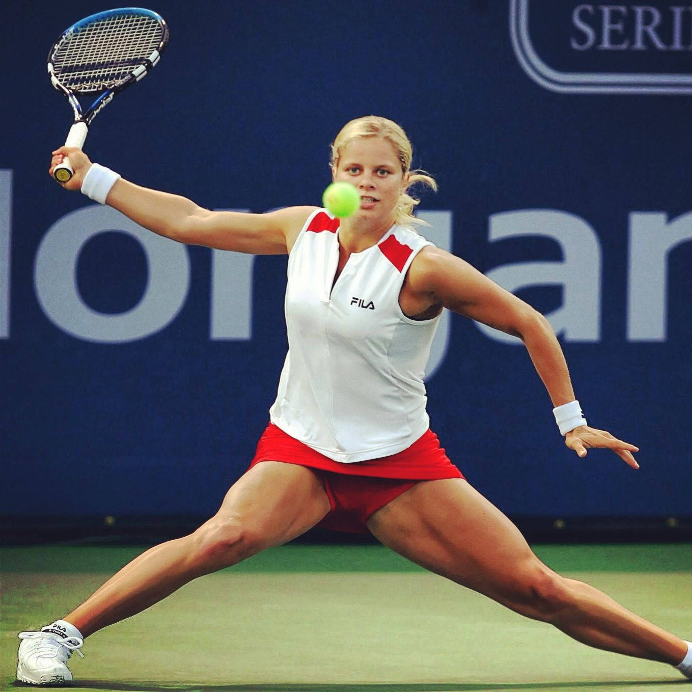 No. 1 Tennis Athlete Kim Clijsters Wallpaper