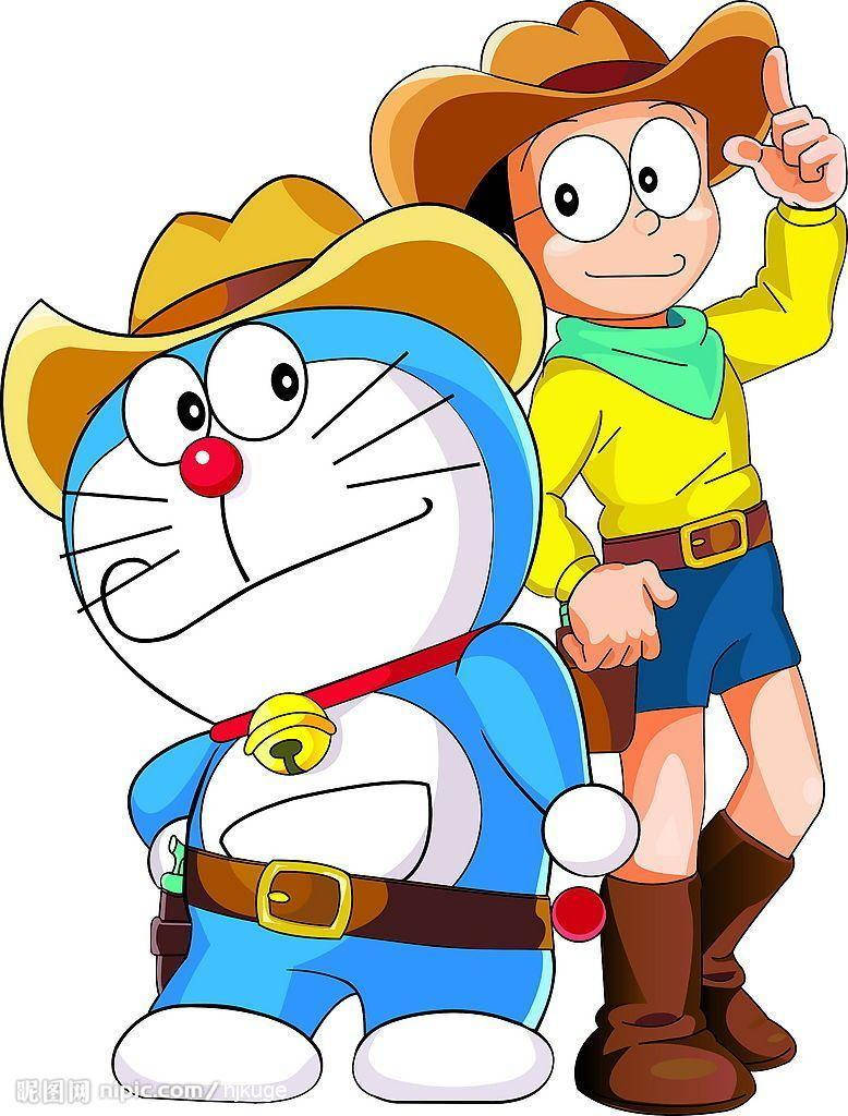 Nobita And Doraemon Duo Wallpaper