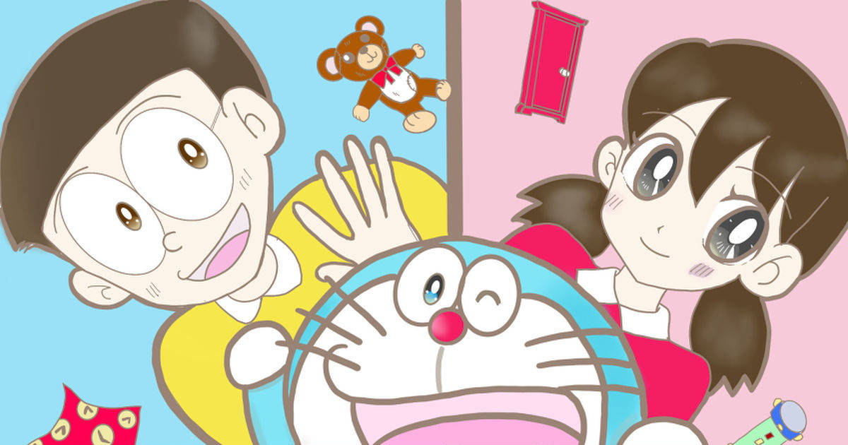 Nobita Shizuka Hd Cute Art Wallpaper