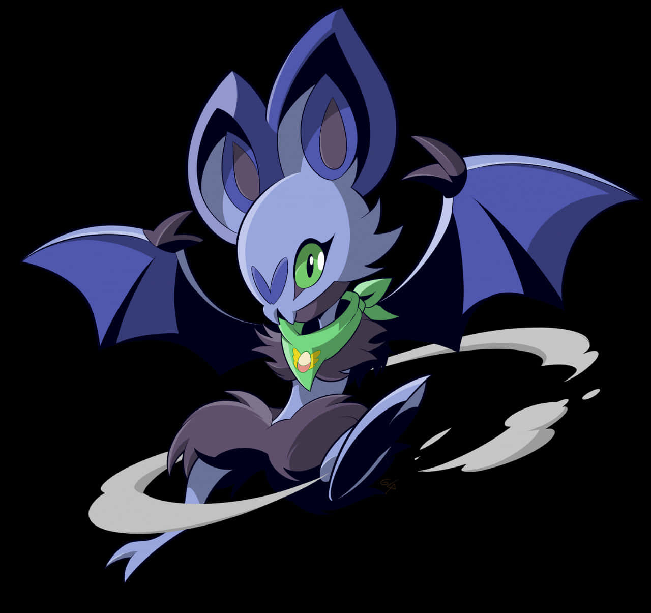 Noibat In Dark Background Wallpaper