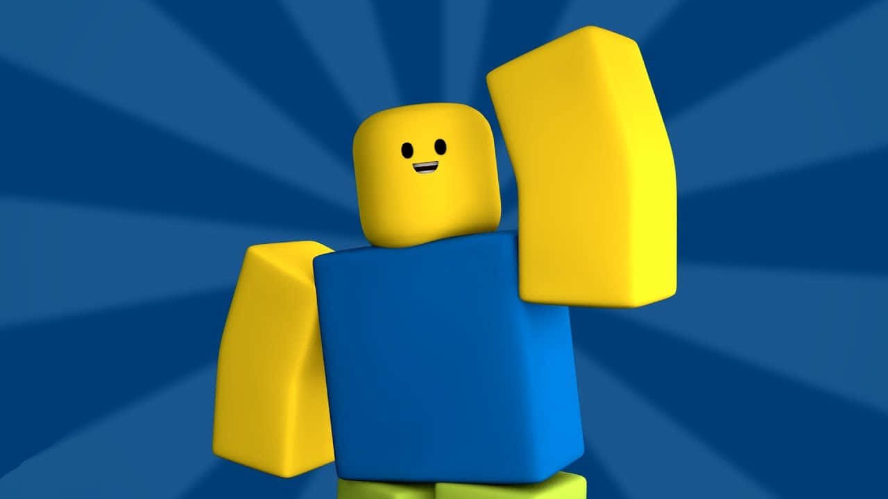 Noob Gamer Starting His Journey In Video Game “roblox”. Wallpaper