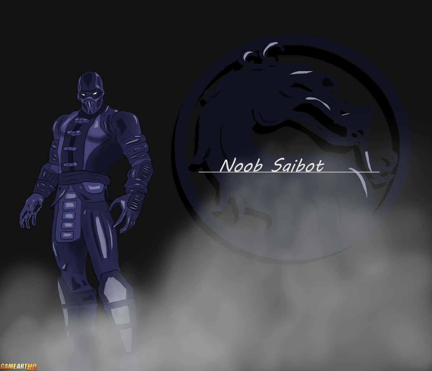 Noob Saibot In Action In Mortal Kombat Game Wallpaper