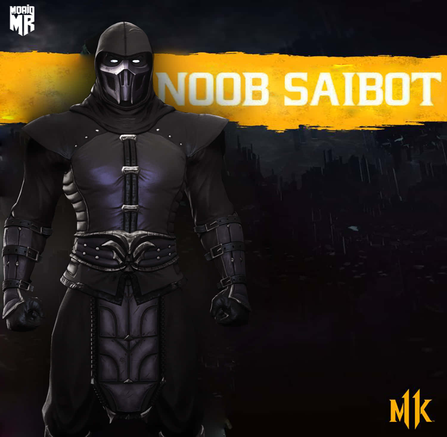 Noob Saibot In Action, Mortal Kombat Fighter Wallpaper