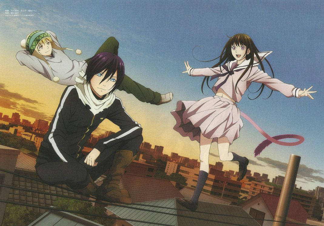 Noragami Anime Series Adventure Wallpaper