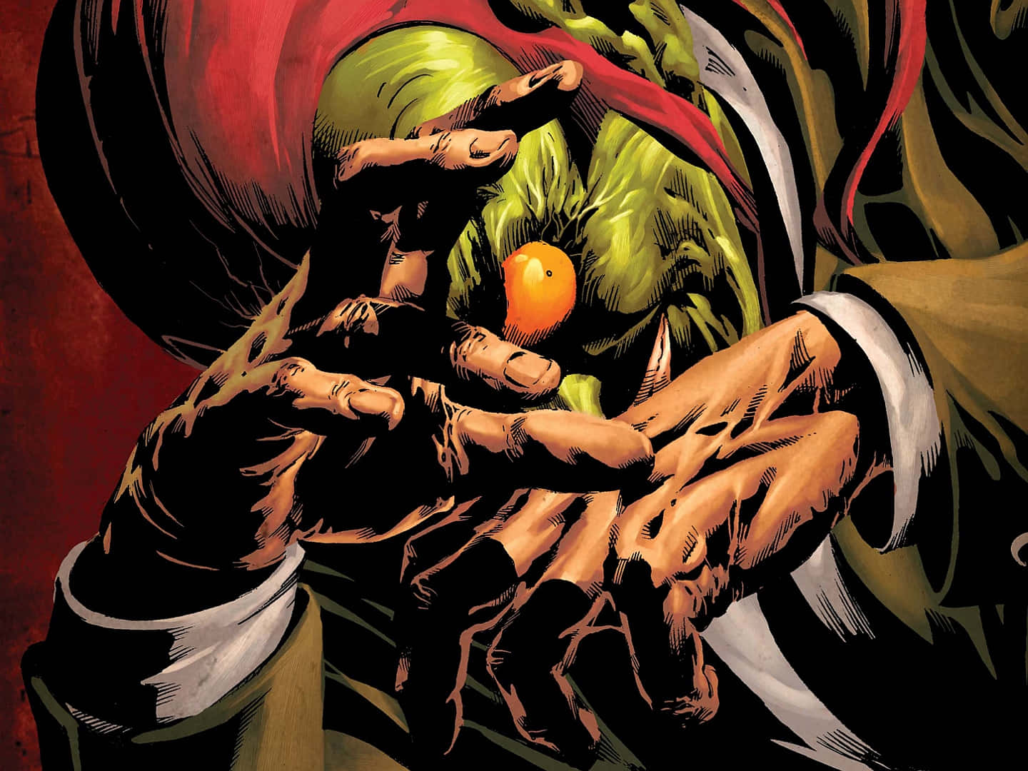 Norman Osborn, The Green Goblin In Action Wallpaper