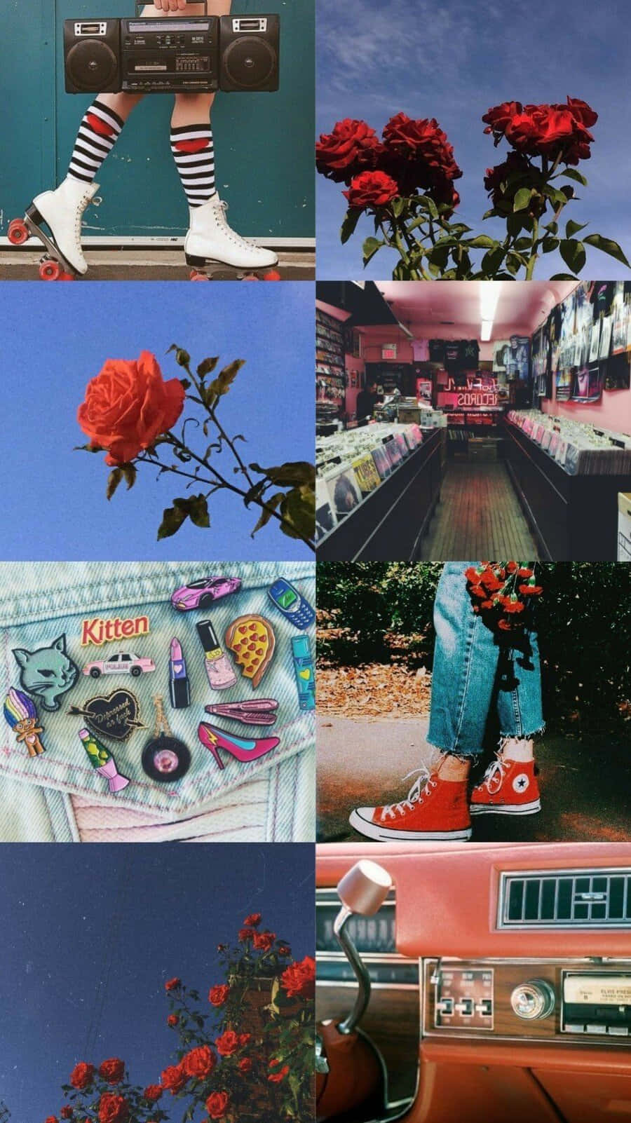 Nostalgic 90s Vintage Retro Aesthetic Wallpaper Wallpaper